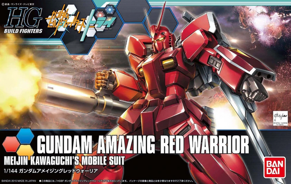 Amazing Red Warrior Mobile Suit Gundam HGBF 1/144 Model Kit
