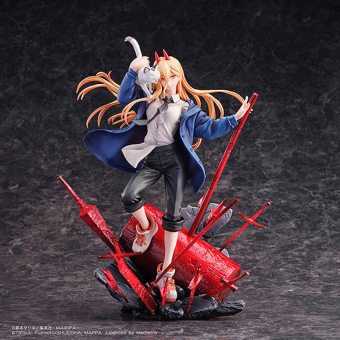 -PRE ORDER- Chainsaw Man Figure Power & Meowy 1/7 Scale