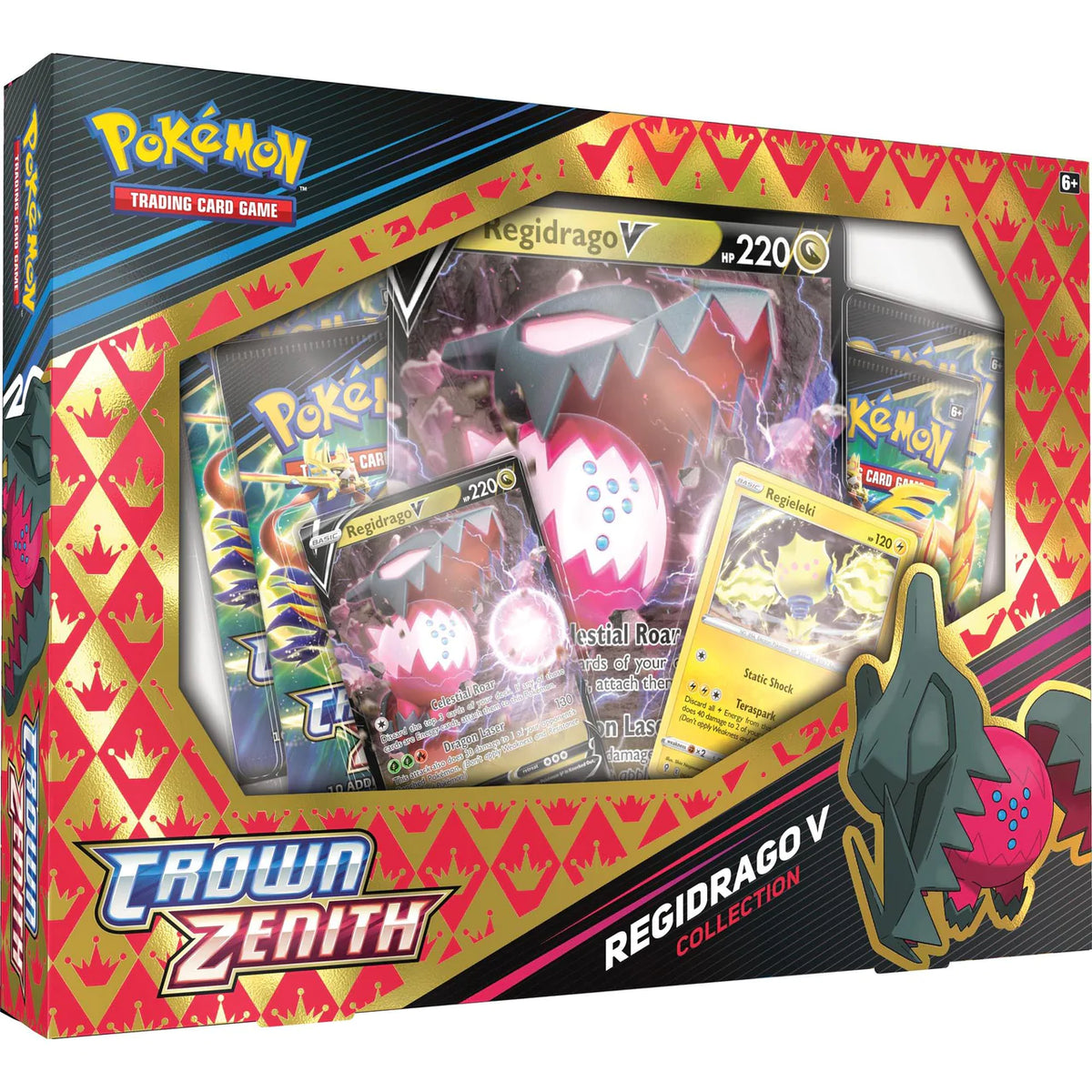 Pokemon Tcg Crown Zenith Regidragoregieleki V Box Megaculture