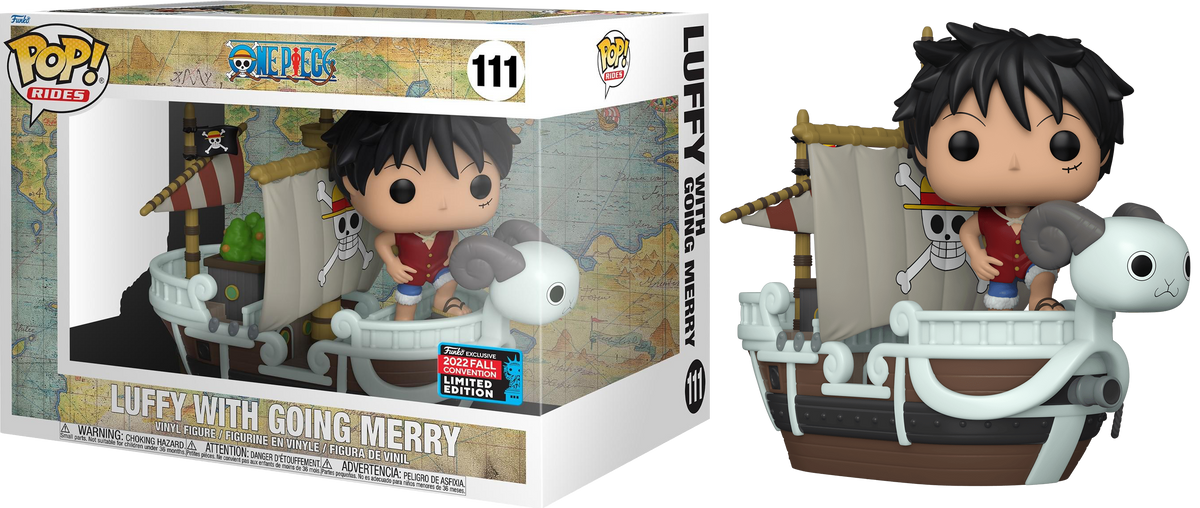 Amazon.com: POP Funko ! One Piece Rides Luffy with Going