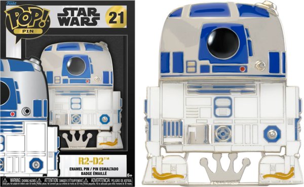 Star Wars Episode II: Attack of the Clones - R2-D2 4" Pop! Enamel Pin