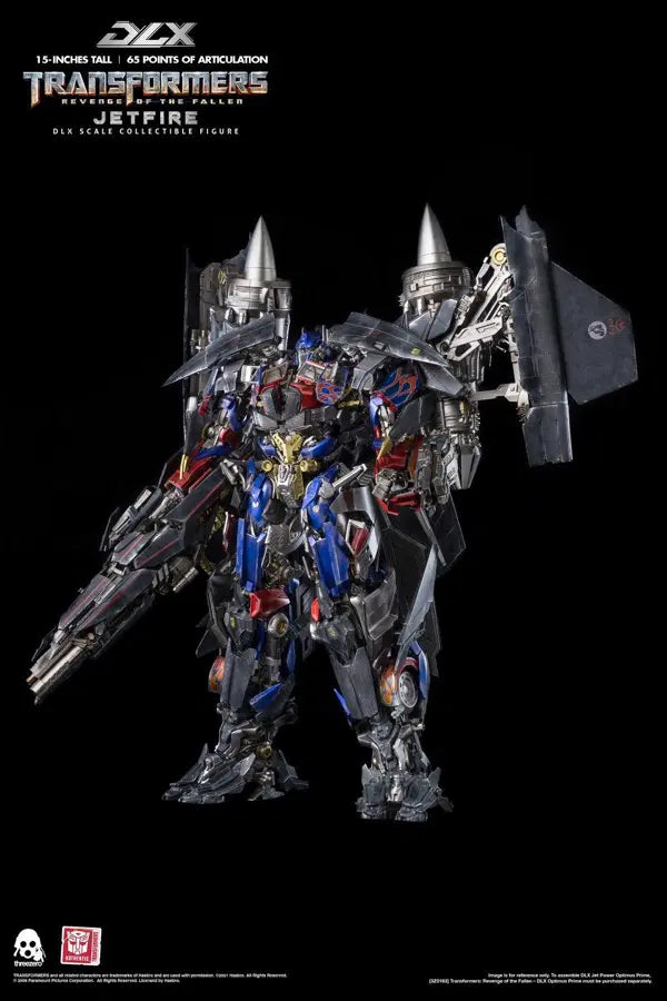 ThreeZero Transformers: Revenge of the Fallen Jetfire DLX Scale Collectible Figure(Optimus Prime Not Included)
