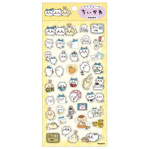 Chiikawa: CLEAR STICKER SHEET - Fluffy