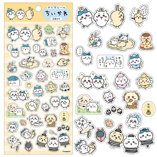 Chiikawa: CLEAR STICKER SHEET - Cheeks