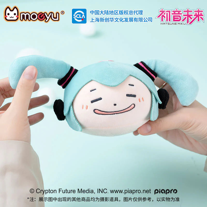 Hatsune Miku Squishy Face Plush Keychain/ Bag tag