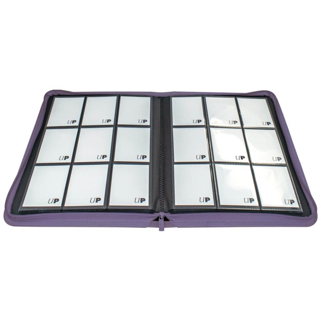 9PKT Binder: VIVID PRO WITH ZIPPER - Purple