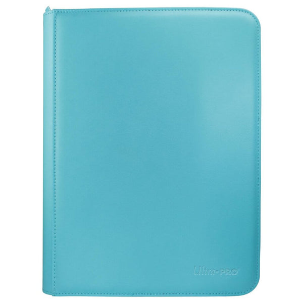 9PKT Binder: VIVID PRO WITH ZIPPER - Light Blue