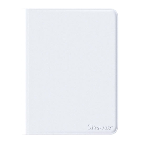9PKT Binder: VIVID PRO WITH ZIPPER - White