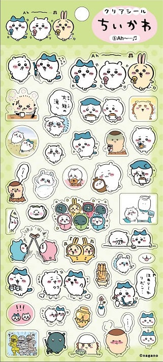 Chiikawa: CLEAR STICKER SHEET - Ah~…♪