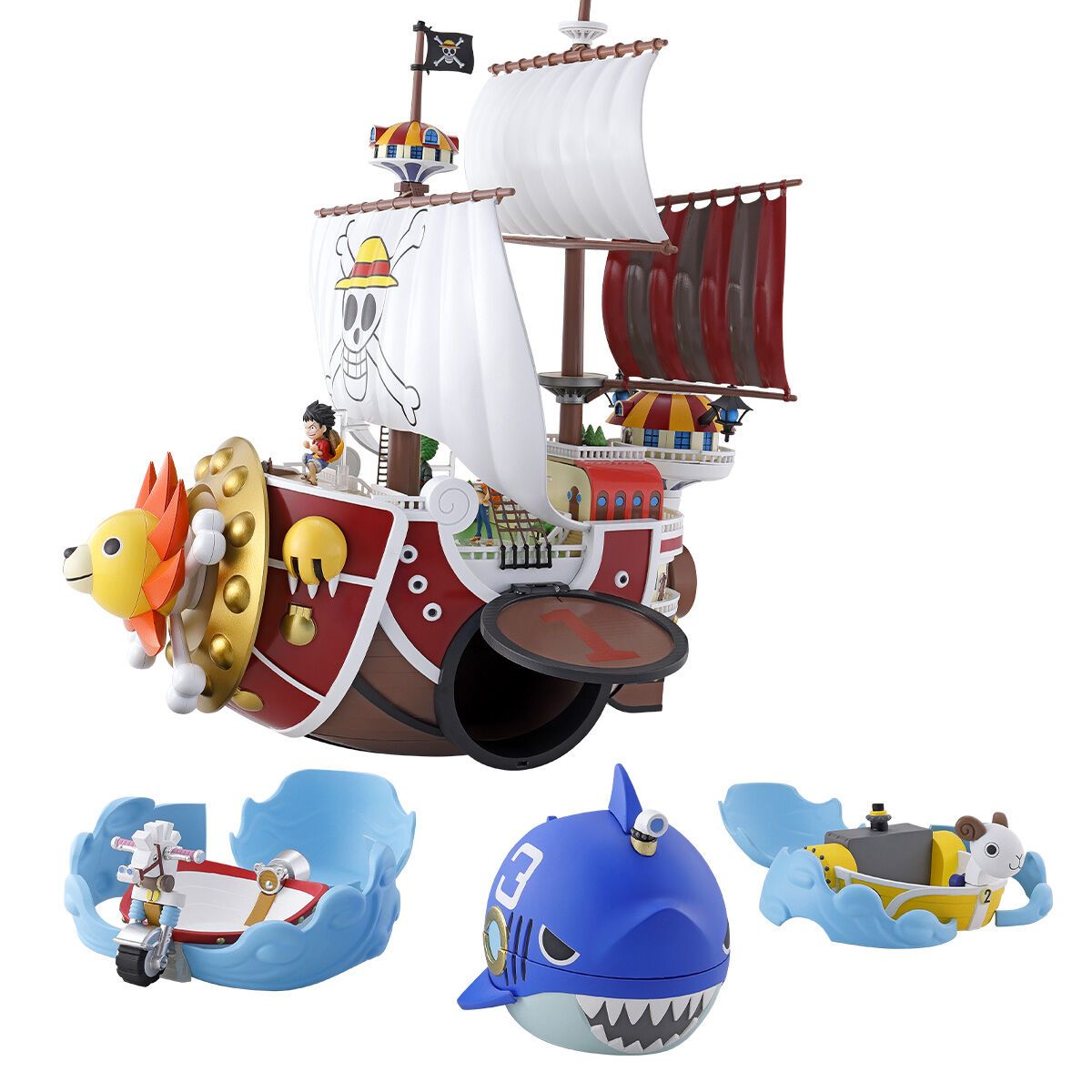 One Piece: ONEPI NO MI GASHAPON FIGURE SET - Thousand Sunny