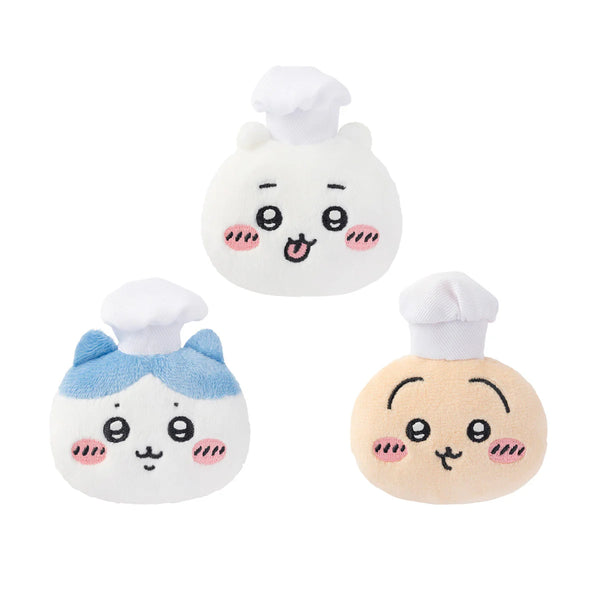 Chiikawa: PLUSH BADGE 3 PIECE SET  - Restaurant Cook