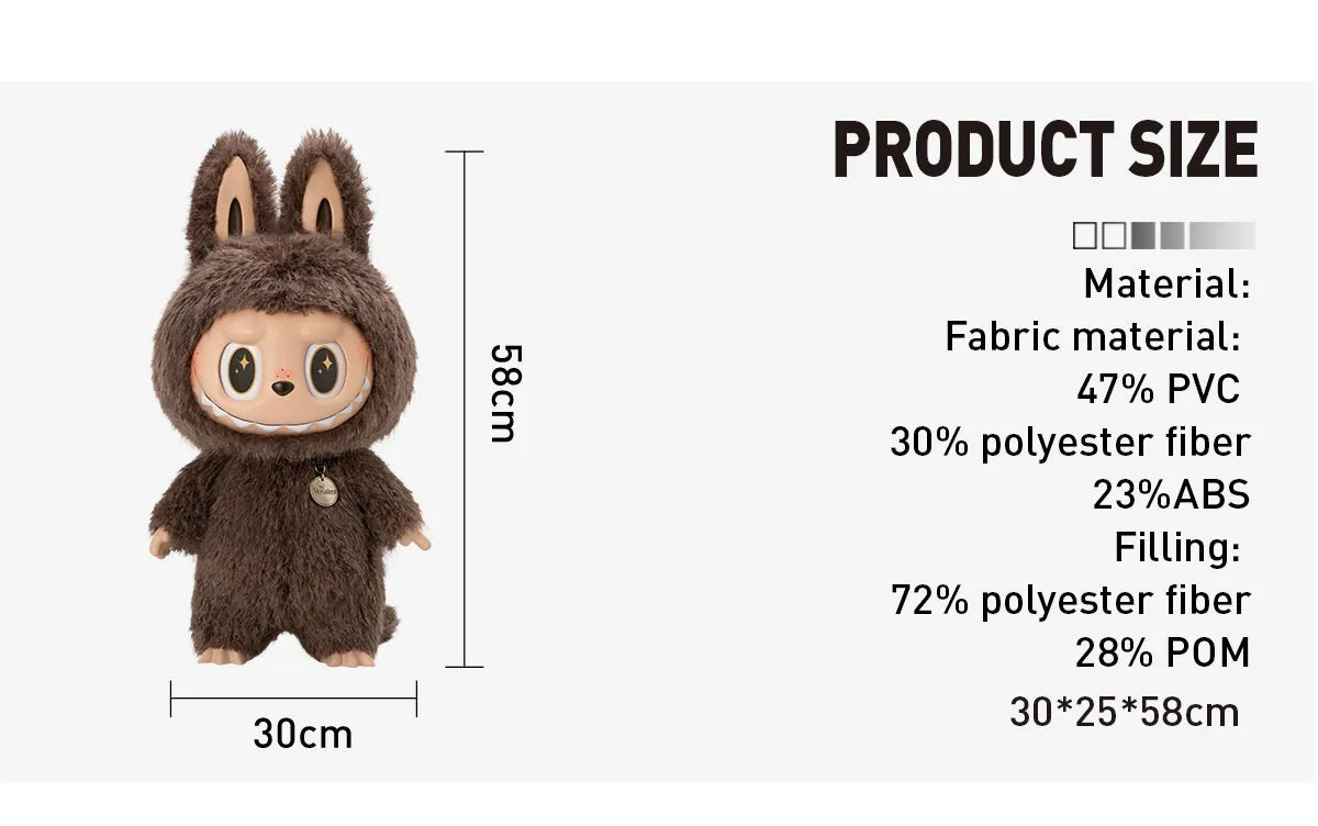 The Monsters: LABUBU LARGE COLLECTIBLE VINYL FACE PLUSH - I Found You