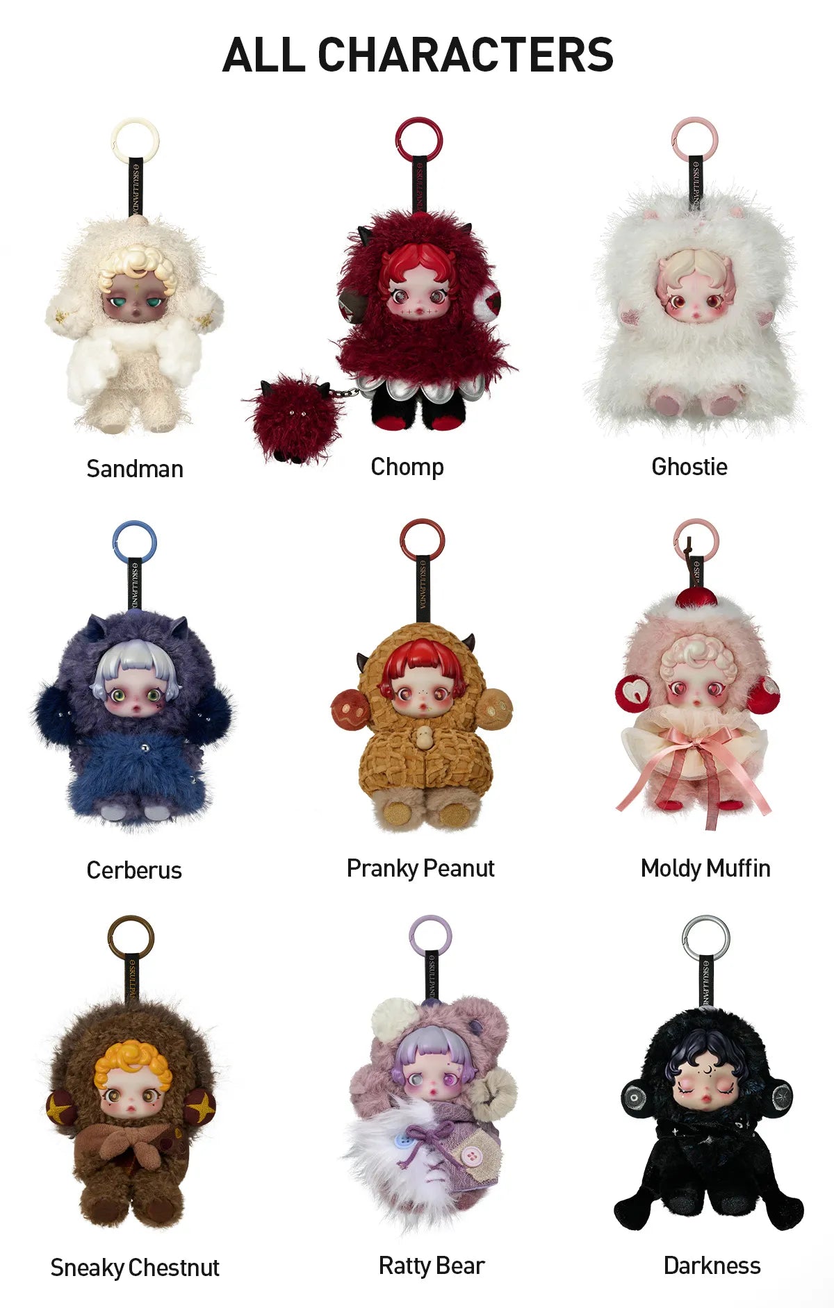SkullPanda: PLUSH PENDANT BLIND BOX - You Found Me!