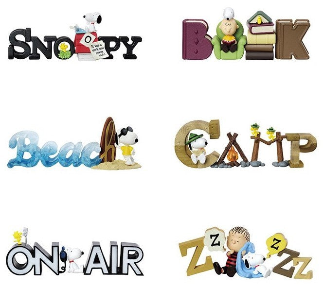 Re-Ment Snoopy Collection of Words 2 My Fav!