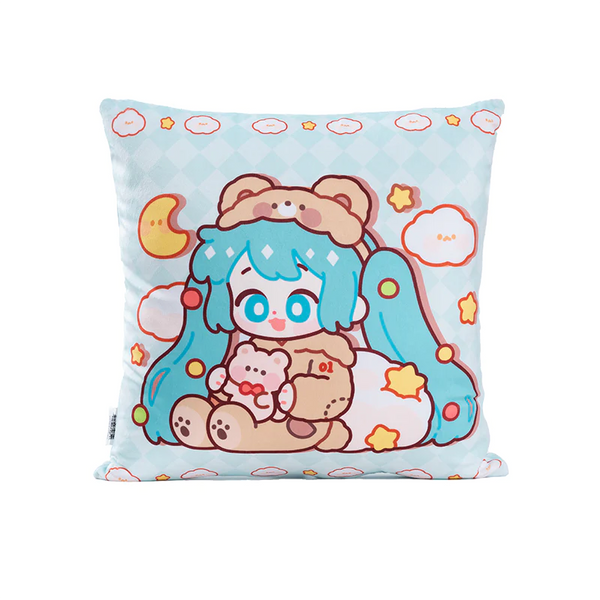Hatsune Miku - Hatsune Miku Pajama Party Throw Pillow Moeyu Bear