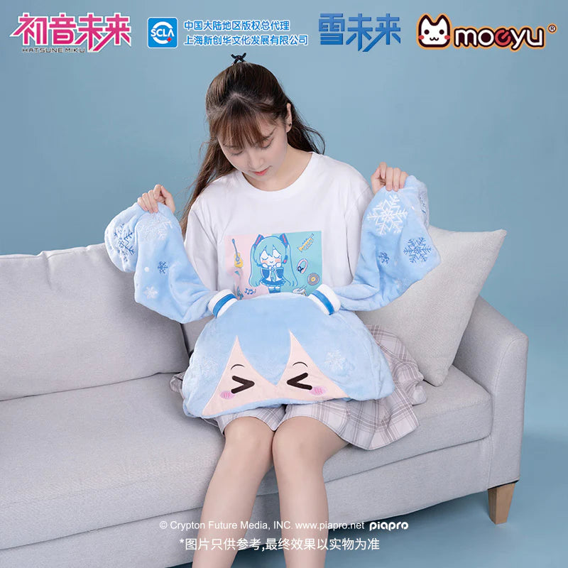 Hatsune Miku - Snow Miku Hooded Blanket (Moeyu)