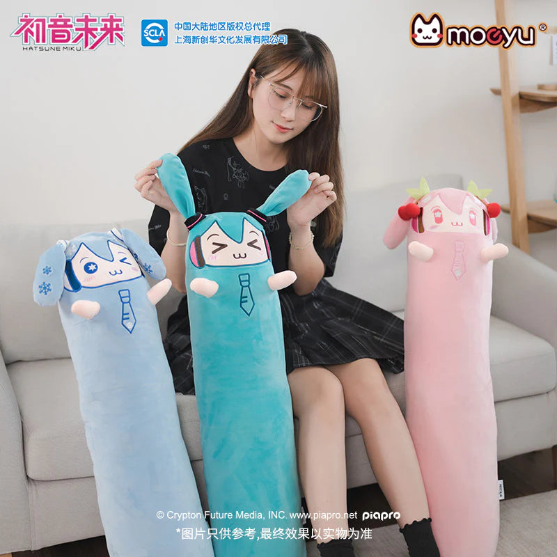 Hatsune Miku (Snow Miku) Long Plush Pillow