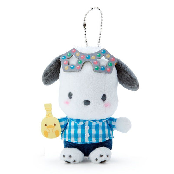 Japan Pochacco Plush Mascot Holder Keychain Candy Store Sanrio