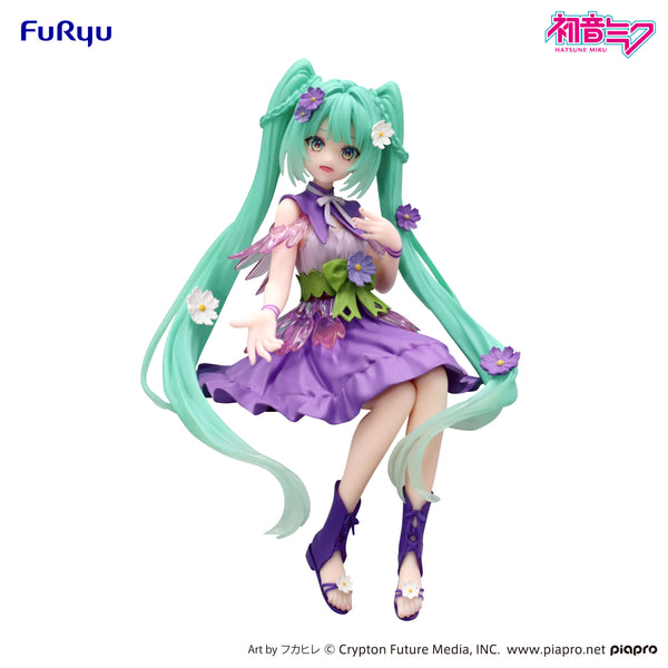PRE ORDER Hatsune Miku: NOODLE STOPPER FIGURE - Flower Fairy Cosmos (Purple Color Version)