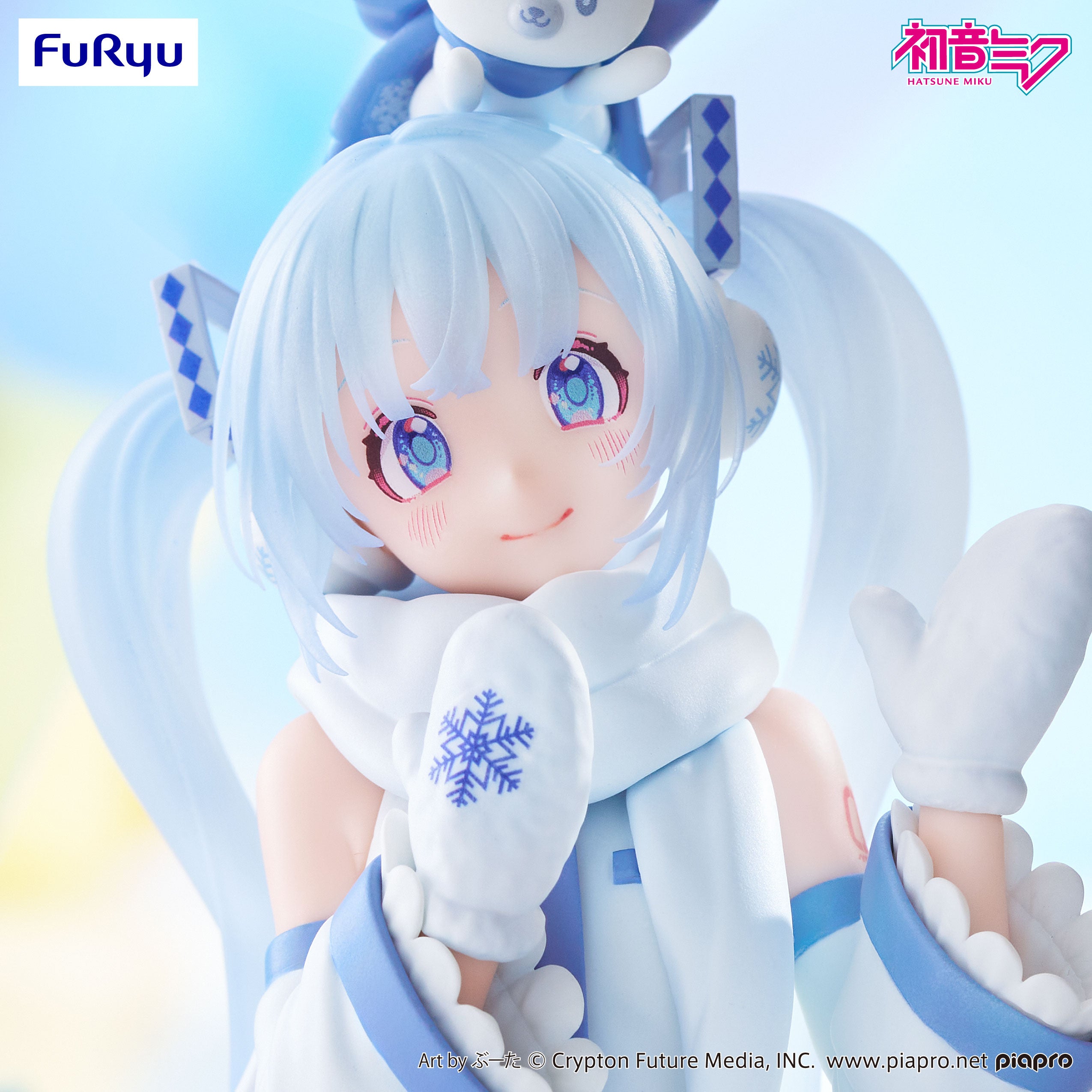 PRE ORDER Hatsune Miku: NOODLE STOPPER FIGURE - Snow Miku (Sky Town 10th Version)