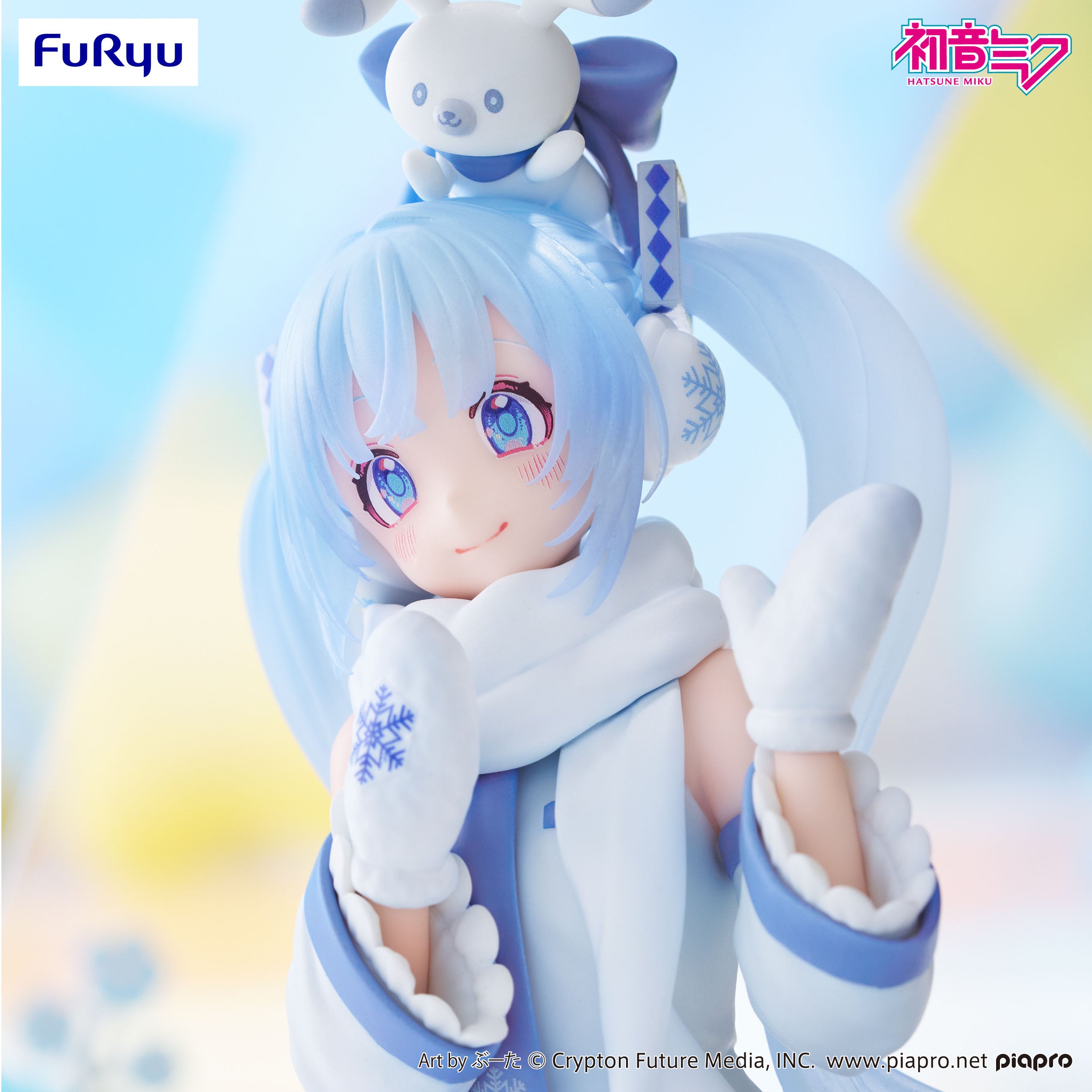 PRE ORDER Hatsune Miku: NOODLE STOPPER FIGURE - Snow Miku (Sky Town 10th Version)