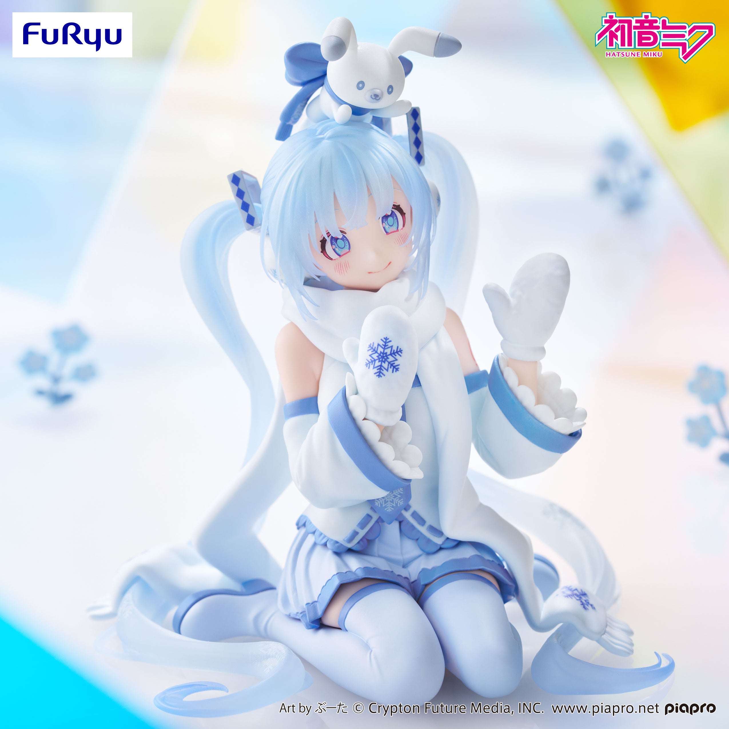 PRE ORDER Hatsune Miku: NOODLE STOPPER FIGURE - Snow Miku (Sky Town 10th Version)