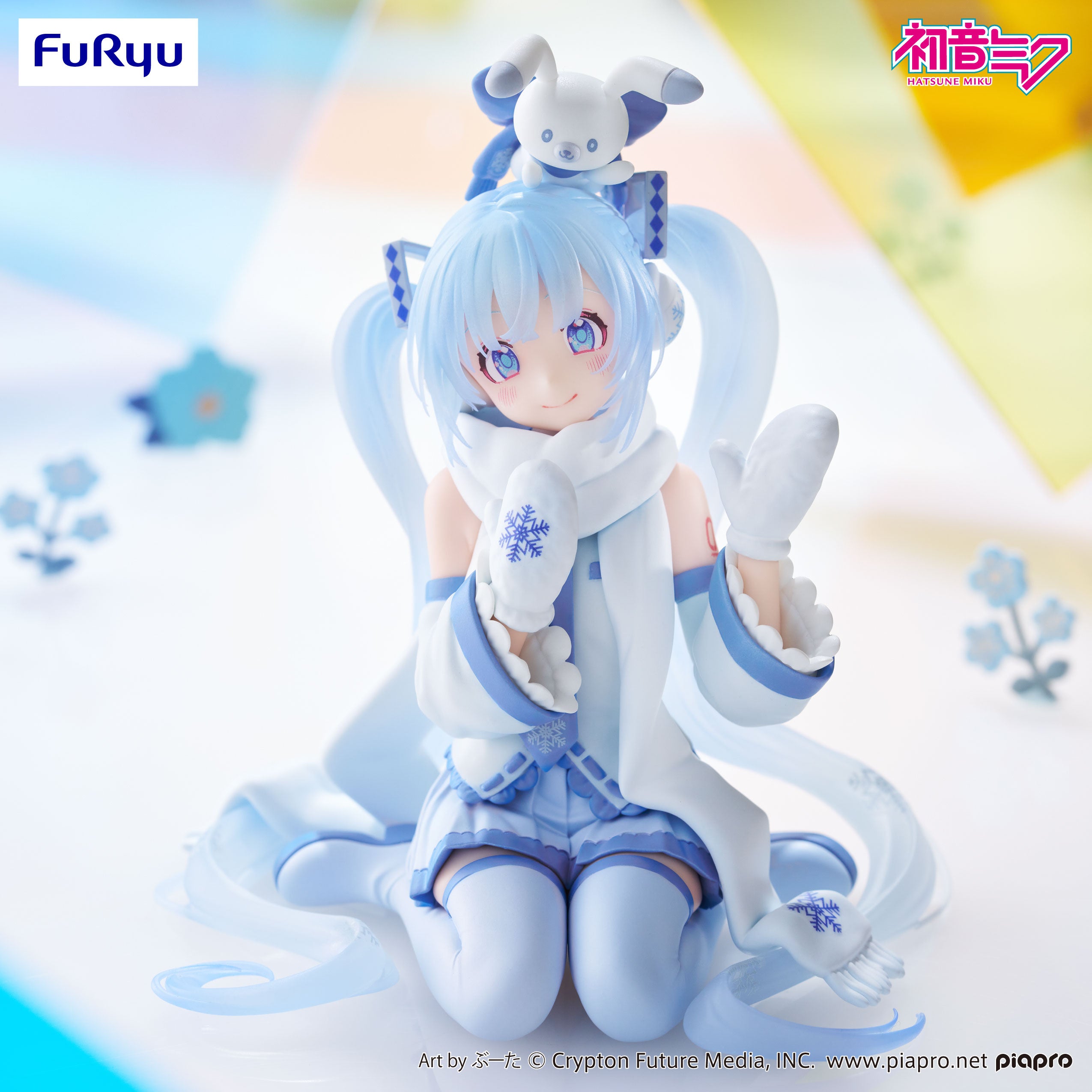 PRE ORDER Hatsune Miku: NOODLE STOPPER FIGURE - Snow Miku (Sky Town 10th Version)