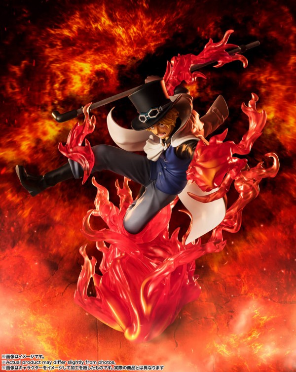 PRE ORDER One Piece: FIGUARTSZERO (EXTRA BATTLE) FIGURE - Sabo (Fire Fist Rook Check)