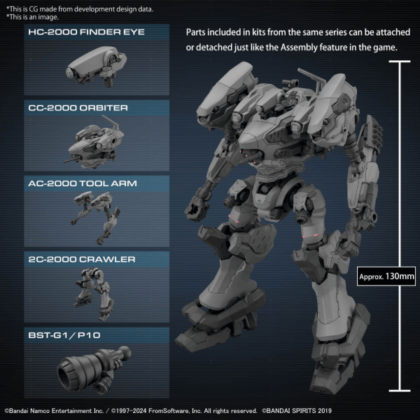 PRE ORDER 30MM - ARMORED CORE VI FIRES OF RUBICON - RAD CC-2000 ORBITER