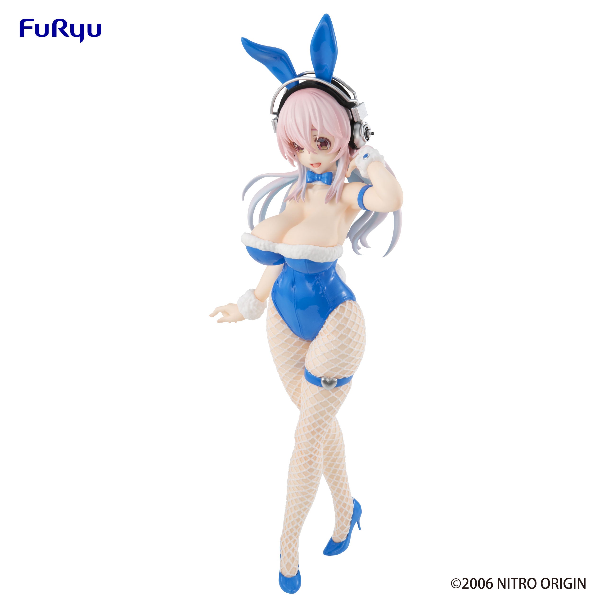 Super Sonico: BICUTE BUNNIES - Super Sonico Figure (Blue Rabbit Version)