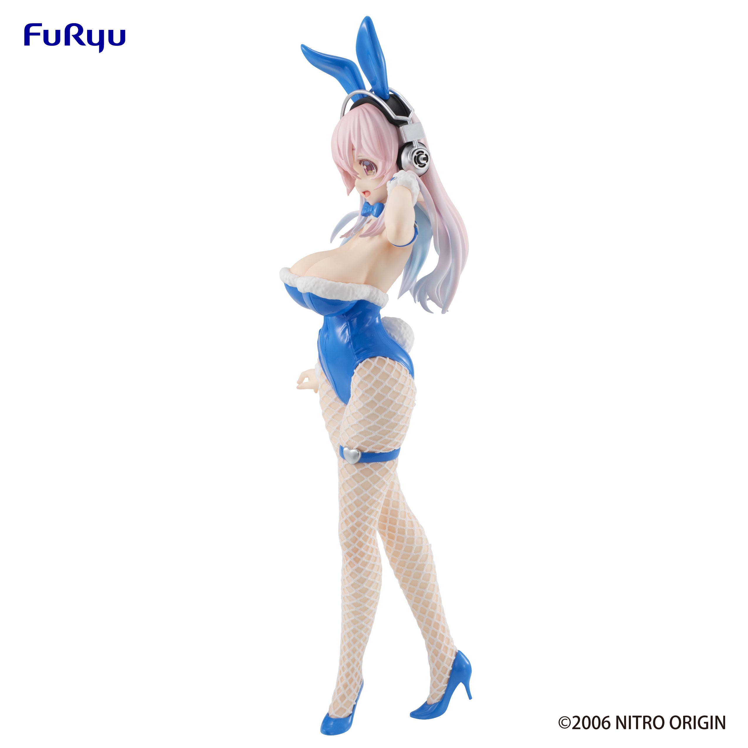 Super Sonico: BICUTE BUNNIES - Super Sonico Figure (Blue Rabbit Version)