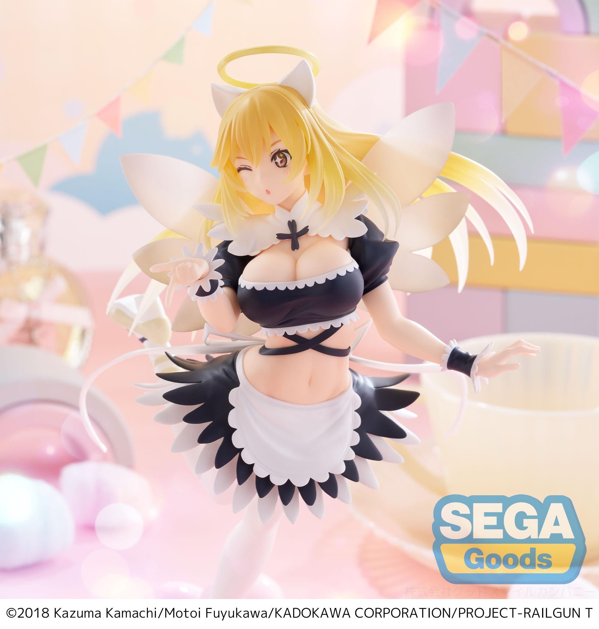 PRE ORDER A Certain Scientific Railgun T: LUMINSATA FIGURE - Misaki Shokuhou (Fallen Angel Maid)