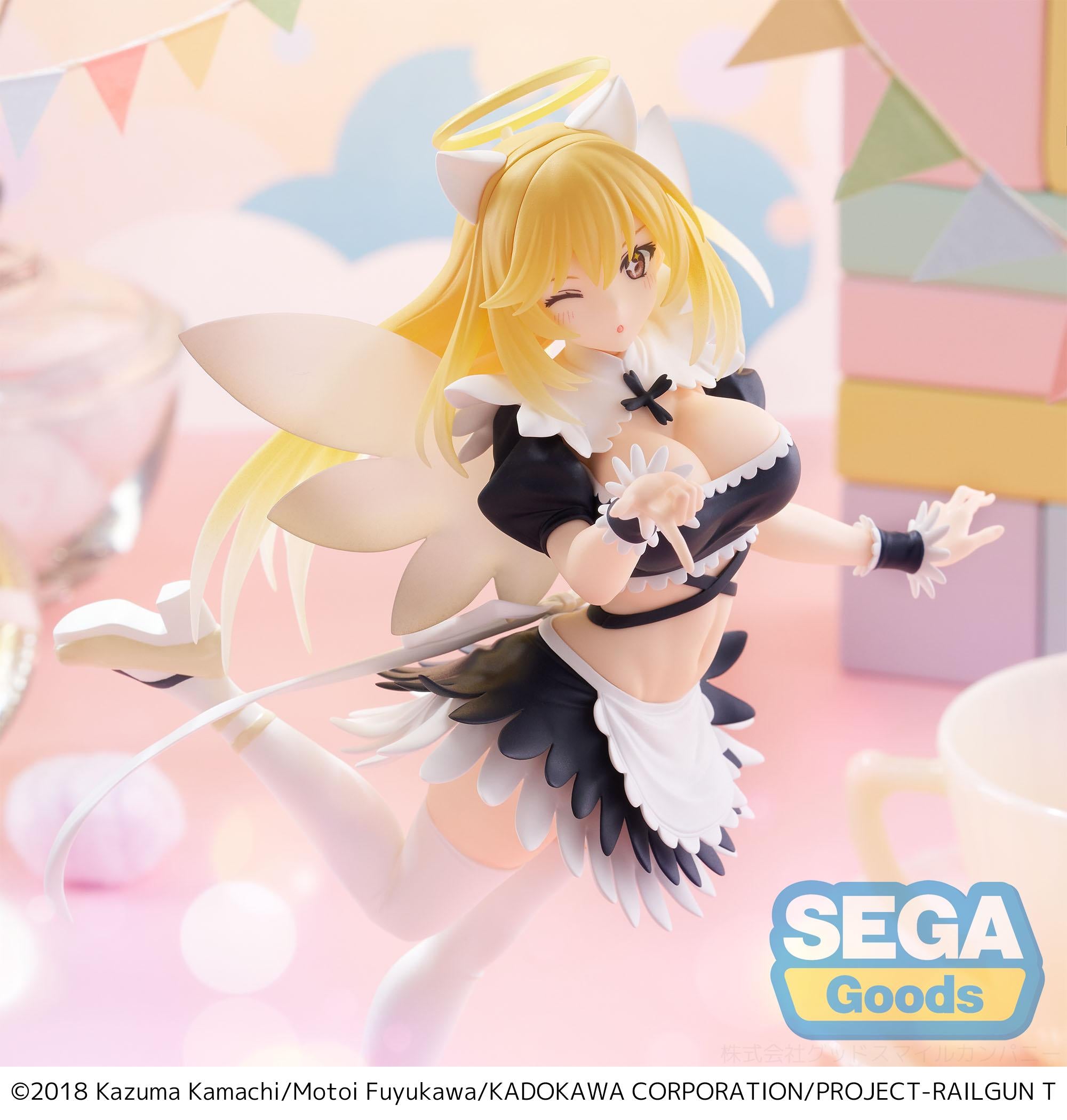 PRE ORDER A Certain Scientific Railgun T: LUMINSATA FIGURE - Misaki Shokuhou (Fallen Angel Maid)