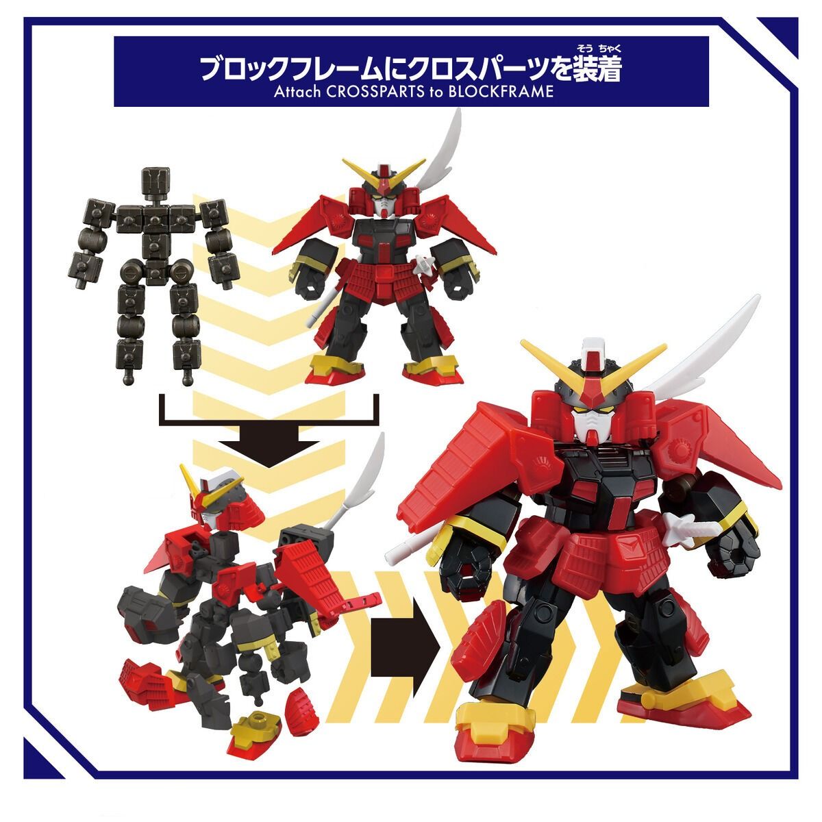 PRE ORDER Gundam: BLOCKCROSS FIGURE - Musha Gundam