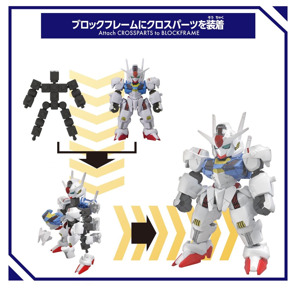 PRE ORDER Gundam: BLOCKCROSS FIGURE -  Gundam Aerial