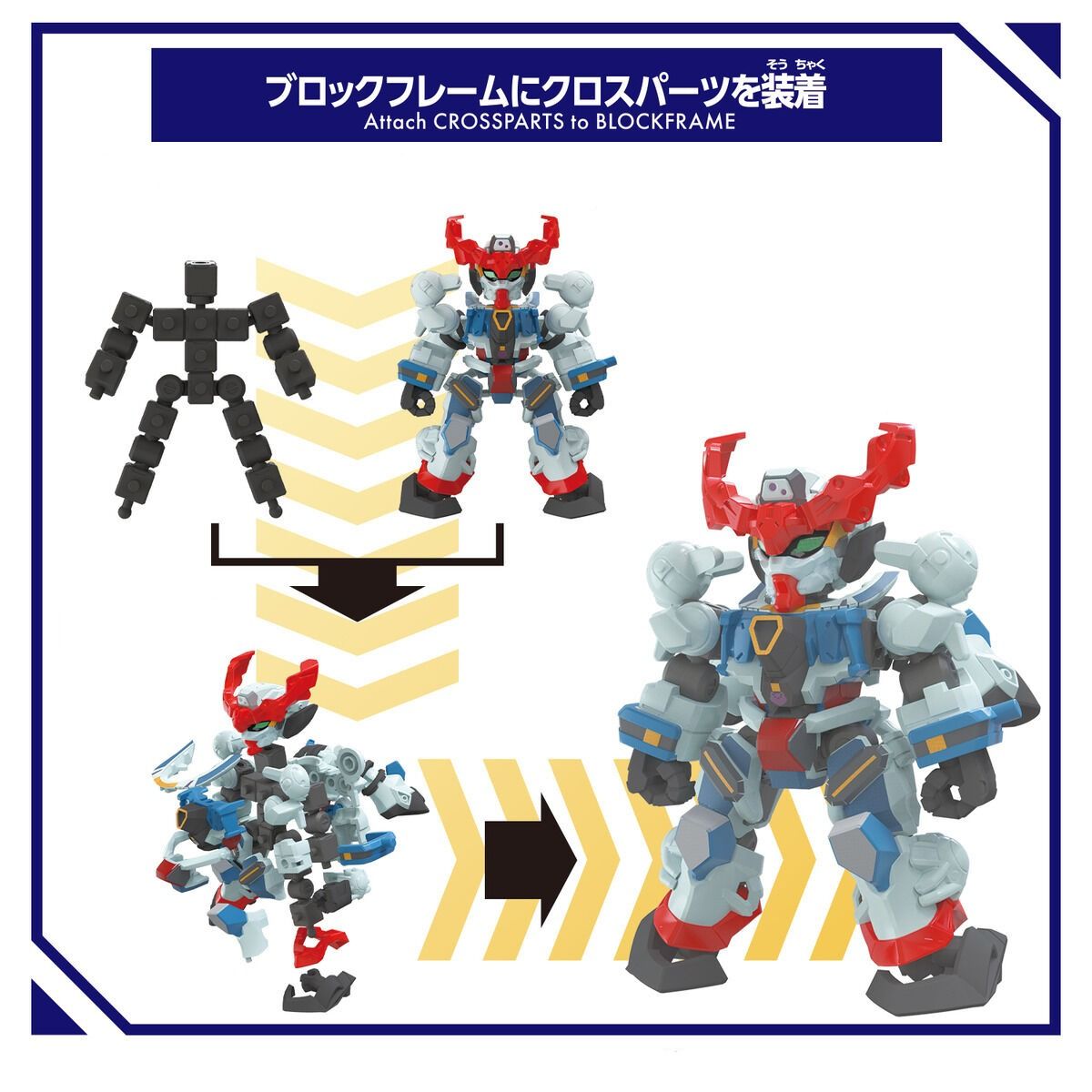 PRE ORDER Gundam: BLOCKCROSS FIGURE -  Gundam GQuuuuuuX