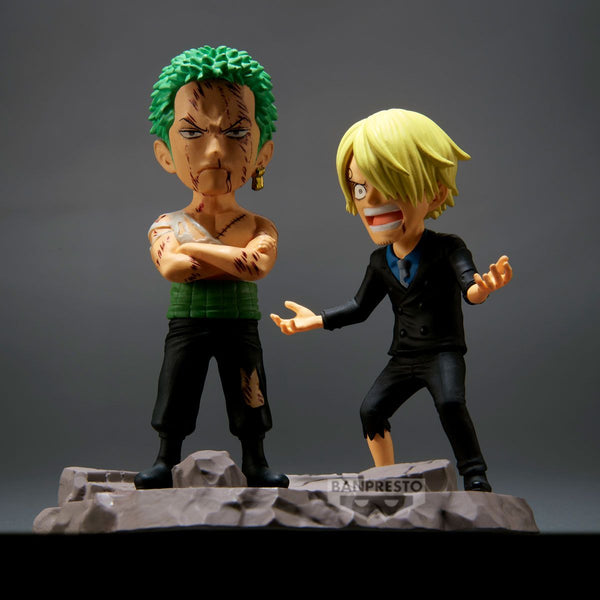 One Piece World Collectable Figure Log Stories Roronoa Zoro & Sanji