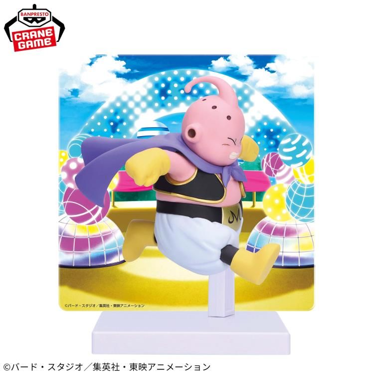 DRAGON BALL DAIMA MAJIN BUU FIGURE WITH PANEL