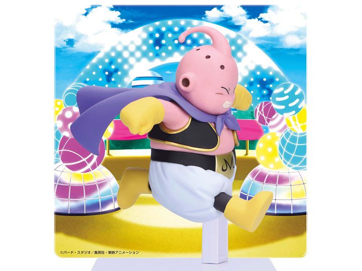 DRAGON BALL DAIMA MAJIN BUU FIGURE WITH PANEL