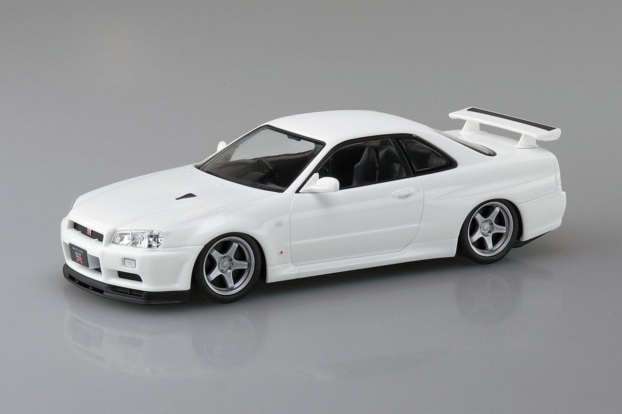 1/32 NISSAN R34 SKYLINE GT-R CUSTOM WHEEL (WHITE PEARL)