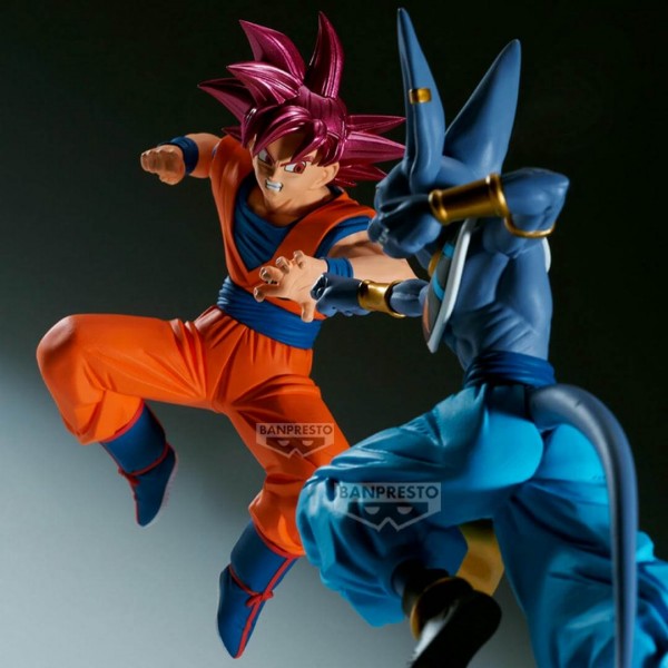 PRE ORDER - DRAGON BALL SUPER - MATCH MAKERS - SUPER SAIYAN GOD SON GOKU (VS BEERUS)