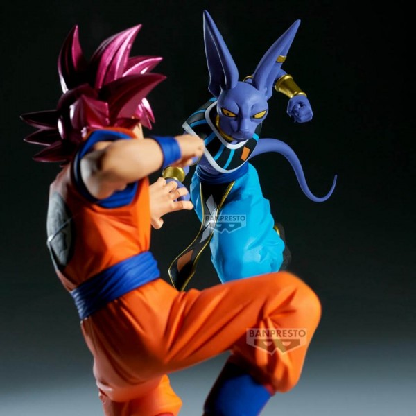 PRE ORDER - DRAGON BALL SUPER - MATCH MAKERS - BEERUS (VS SUPER SAIYAN GOD SON GOKU)