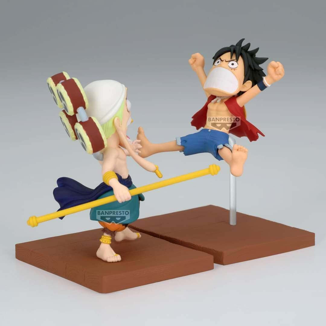 PRE ORDER One Piece: WORLD COLLECTIBLE FIGURE LOG STORIES - Luffy & Enel