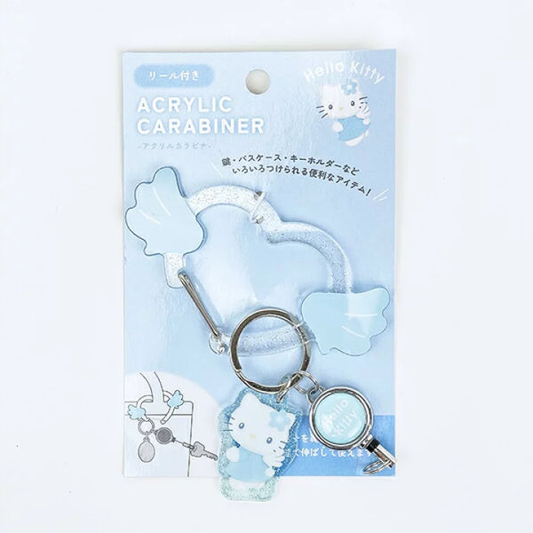 Hello Kitty: ACRYLIC CARIBINER - Clear Sparkling Angel