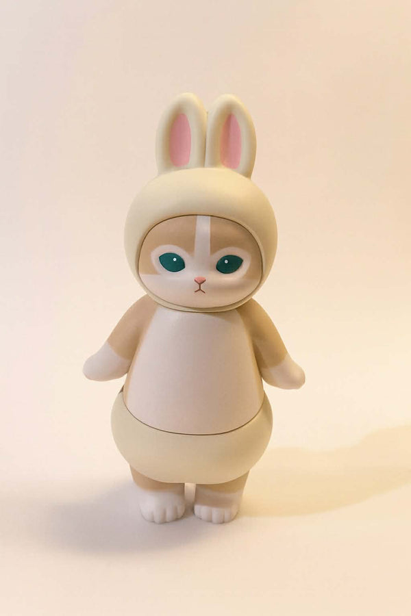 Mofusand Bunny Cat Figure - White
