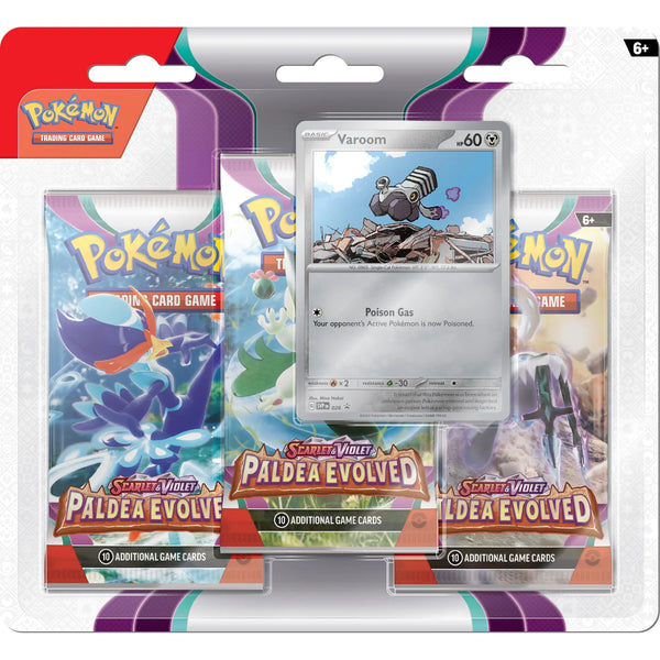 Pokémon TCG Scarlet & Violet: Paldea Evolved Three Booster Blister