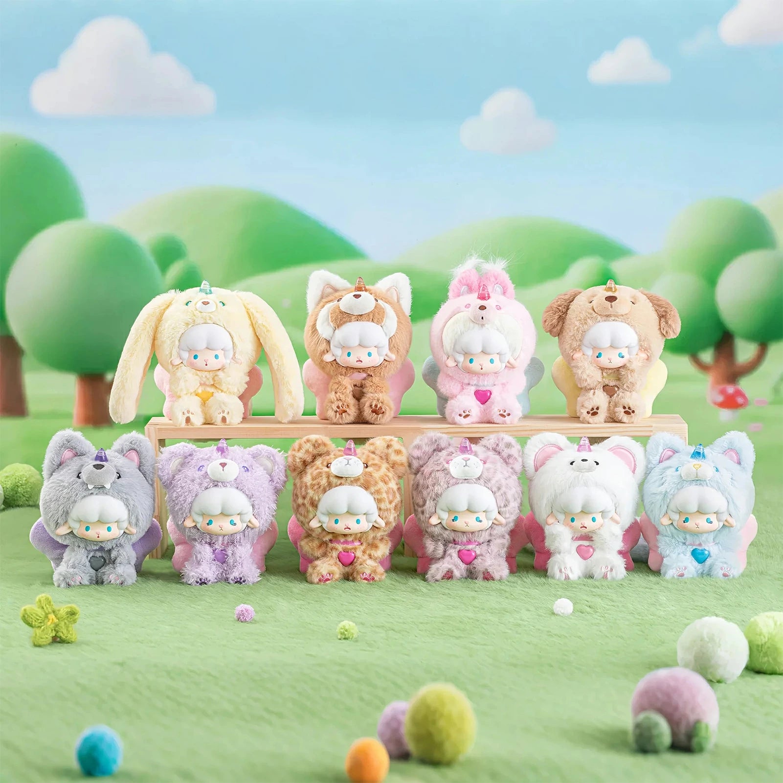 Gyun: PLUSH PENDANT BLIND BOX - Big-Tailed Critter Crew