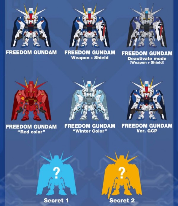 Freedom Gundam: QMSV MINI BLIND BOX