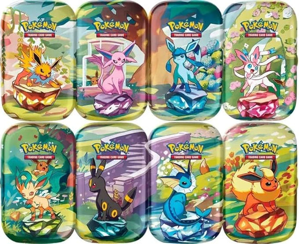 Pokemon TCG Scarlet & Violet 8.5 Prismatic Evolutions Mini Tin Assorted (Single)