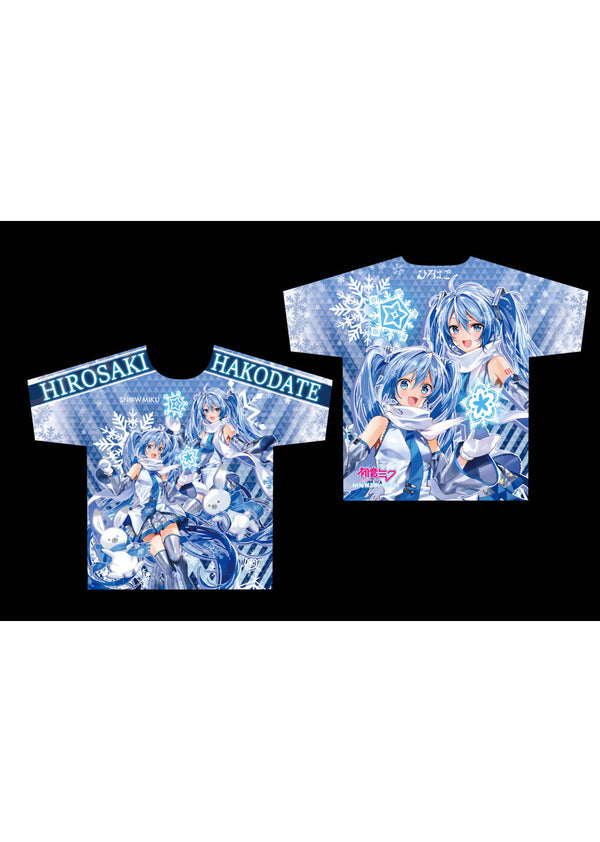 Hatsune Miku: Snow Miku X Hirohako Full Graphic T-Shirt Hirohako (L)